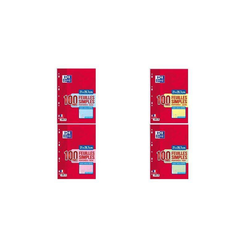 Oxford Ringbucheinlagen, SEYES, Farbe: rosa, 80 g
