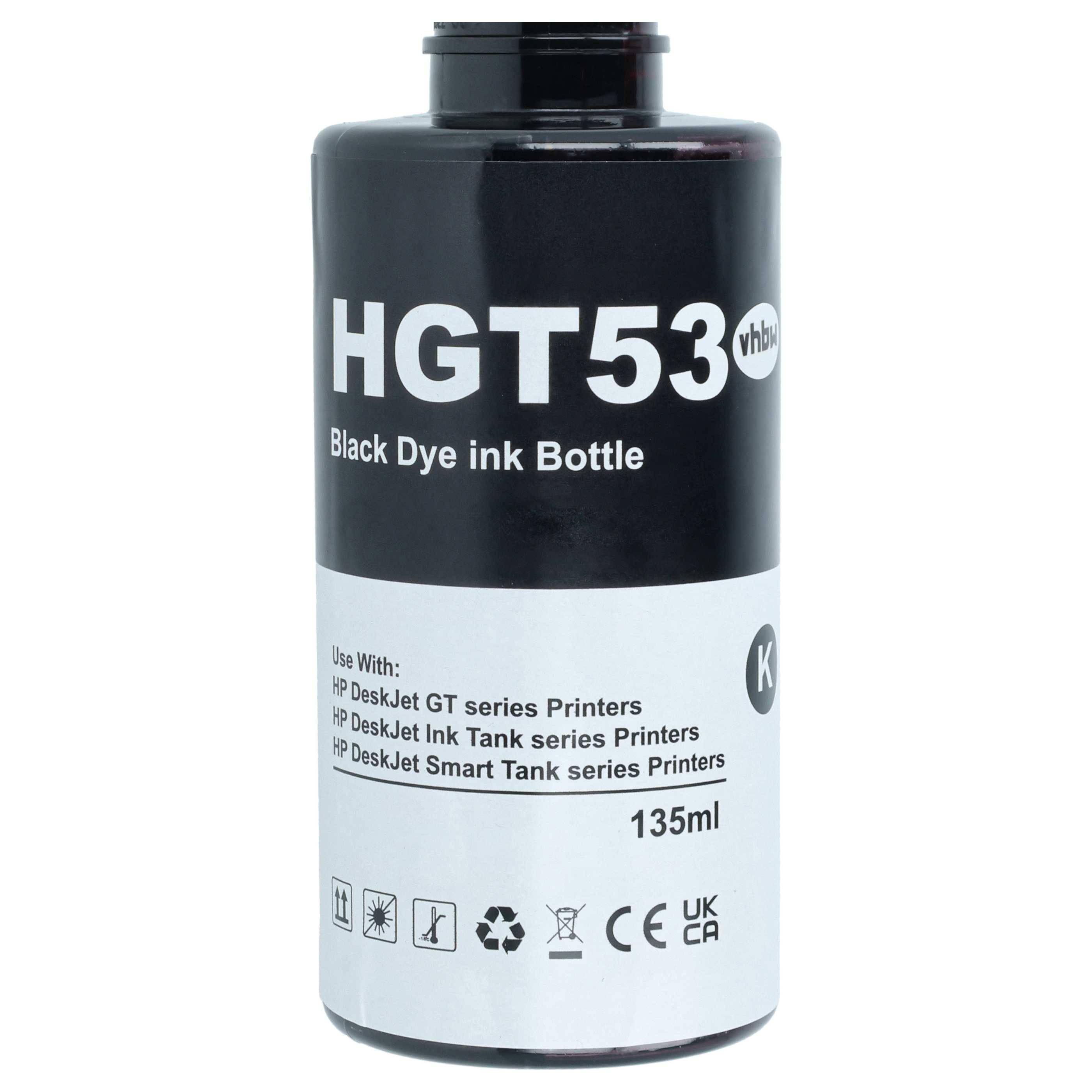vhbw 4x Nachfülltinte kompatibel mit HP Smart Tank 419 | 415, 5105, 455, 450, 319, 315, 457 Drucker - Refillset Cyan-3