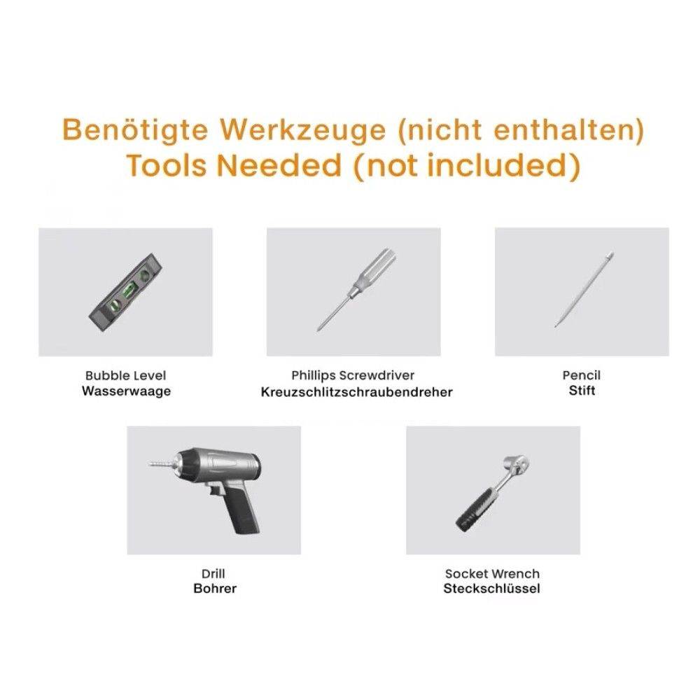 Symbolbild für 2x ARLI Lautsprecher Wandhalter Universal Boxenhalter schwenkbar neigbar mit Kabelführung
