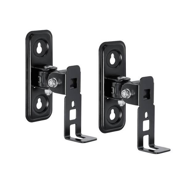 2x Wandhalter für SONOS PLAY1 Lautsprecher Boxen Halter Wandhalterungen Halterung Schwarz