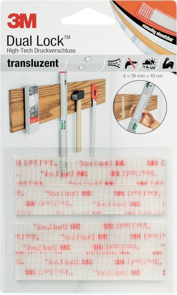 Dual Lock High-Tech Druckvers. 4 x 19 mmx10cm - Artikel: 4046719620548