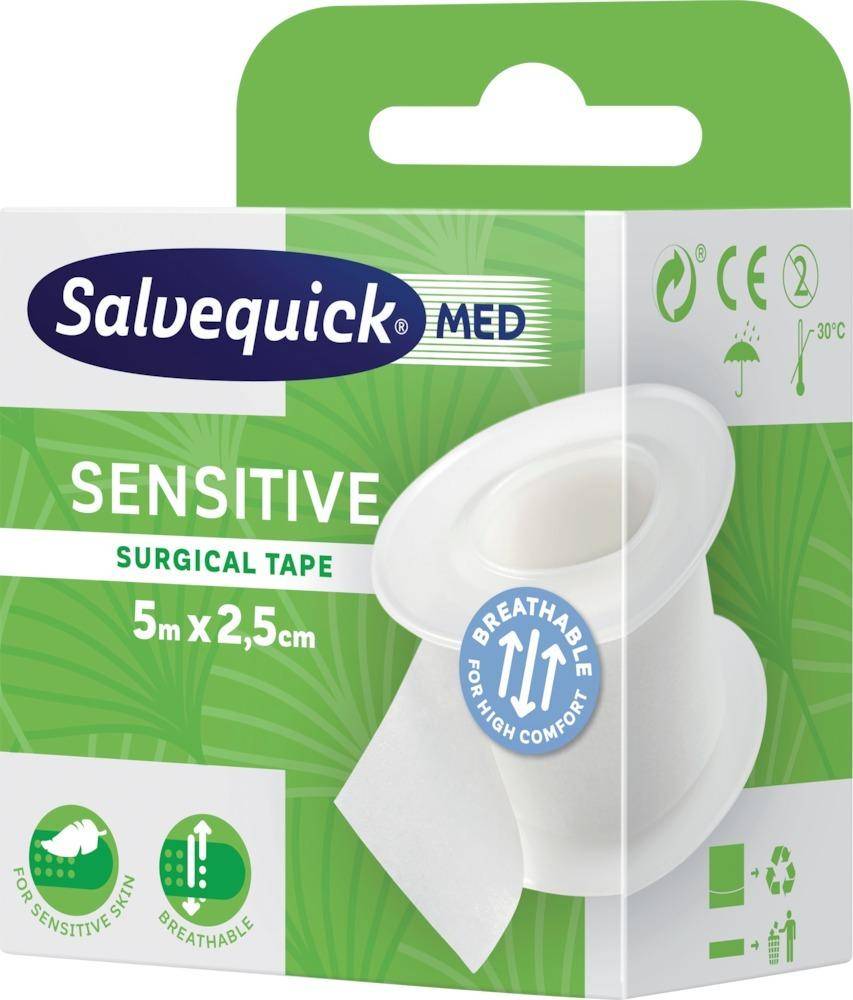 Salvequick Tapeband 5m x 2,5cm - Artikel: 7310615927245-0