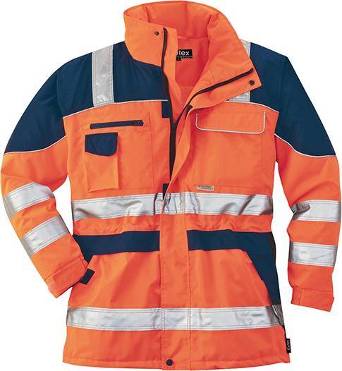 Warnparka, Gr. XL, orange/blau - Artikel: 4031973073001-0