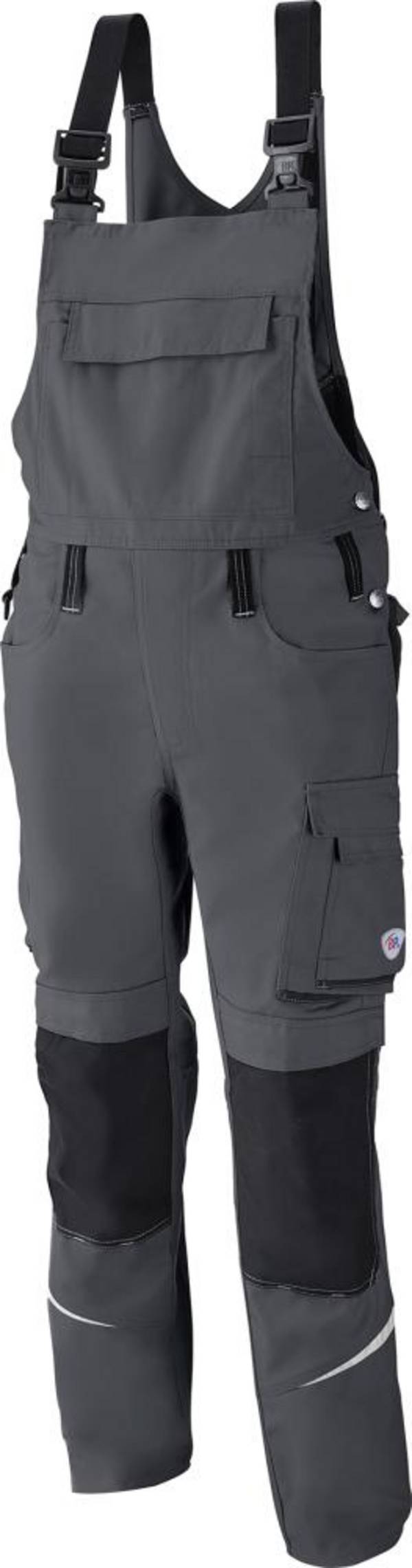 Latzhose 1804 720, Gr. 56,dunkelgrau/schwarz - Artikel: 4055301115478