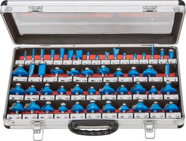 Oberfräserkassette 50-tlg. i.Alukoffer Fisch - Artikel: 9002696205623