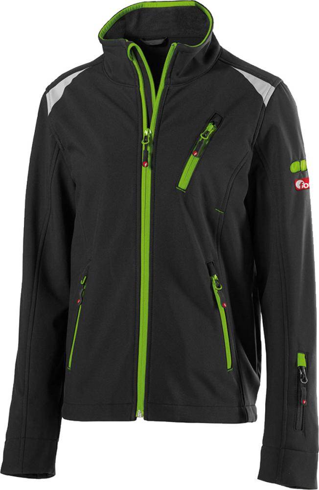 FORTIS Kids Jacke 24, schw./limegreen,Gr134-140 - Artikel: 4317784763639-0