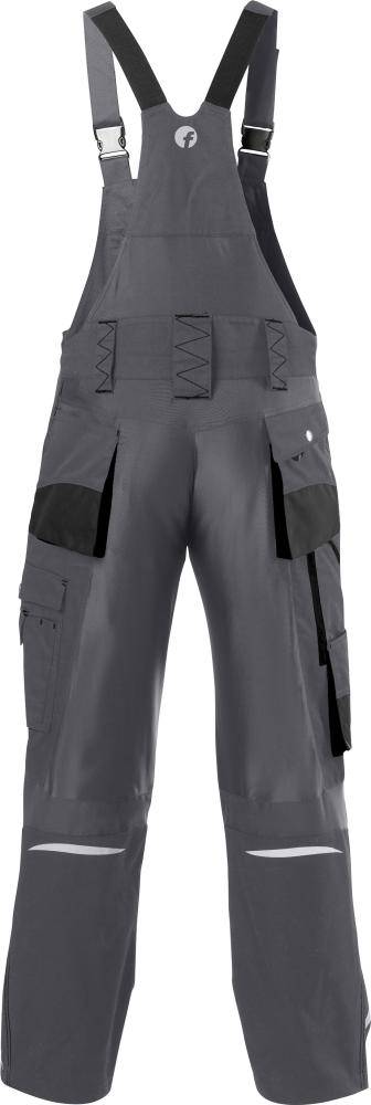 FORTIS H-Latzhose 24, d-grau/schwarz, Gr. 56 - Artikel: 4317784547956-0