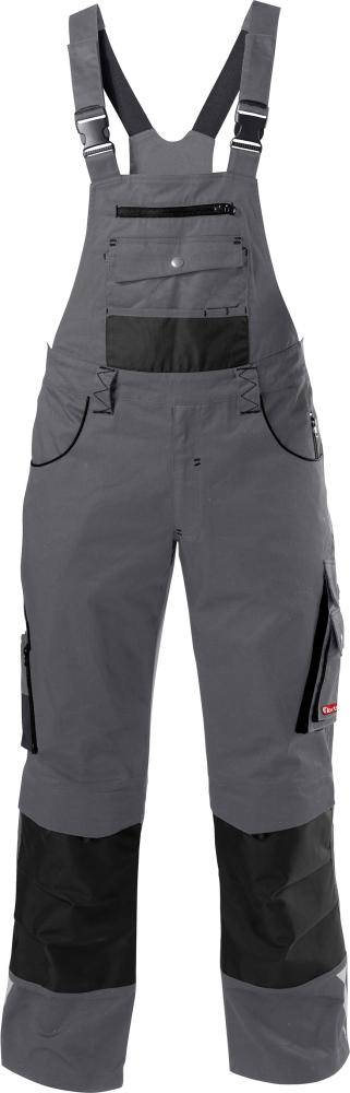 FORTIS H-Latzhose 24, d-grau/schwarz, Gr. 56 - Artikel: 4317784547956-2