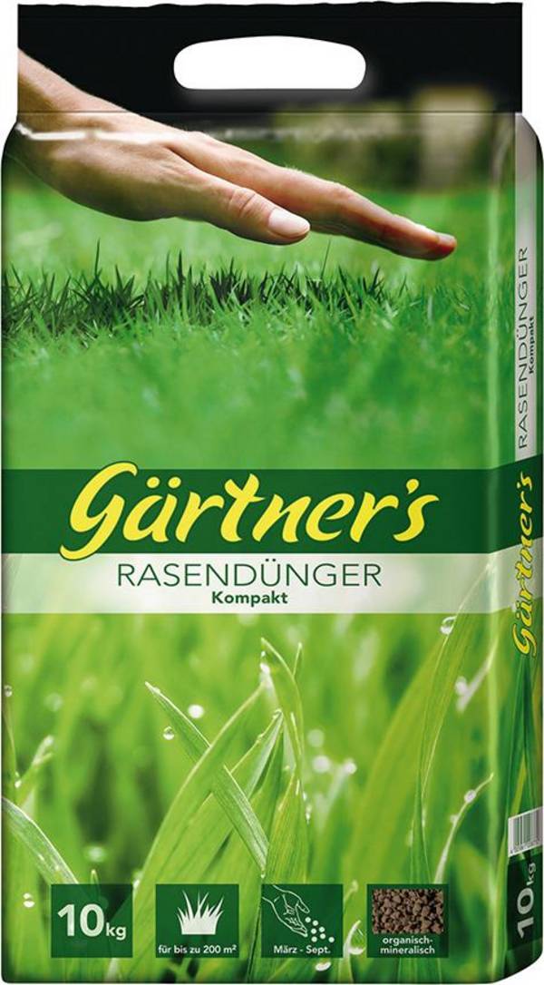 Rasendünger Kompakt 10 kgfür 200 qm