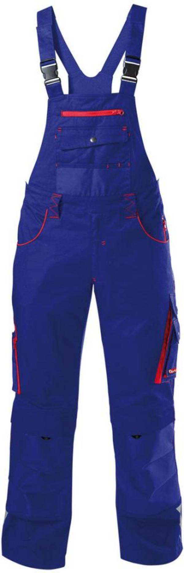FORTIS H-Latzhose 24, blau/rot,Gr.52 - Artikel: 4317784766623