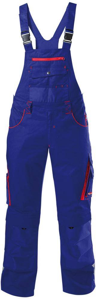 FORTIS H-Latzhose 24, blau/rot,Gr.52 - Artikel: 4317784766623-0