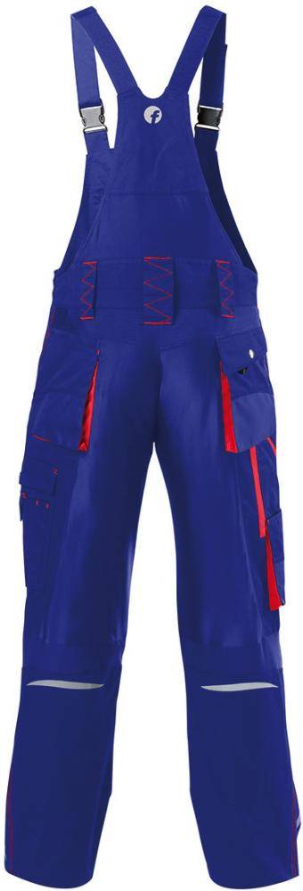 FORTIS H-Latzhose 24, blau/rot,Gr.52 - Artikel: 4317784766623-2