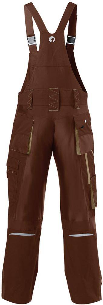 FORTIS H-Latzhose 24, braun/beige,Gr.110 - Artikel: 4317784766661-2