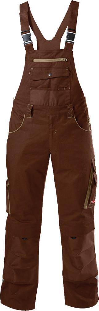 FORTIS H-Latzhose 24, braun/beige,Gr.52 - Artikel: 4317784766890-0