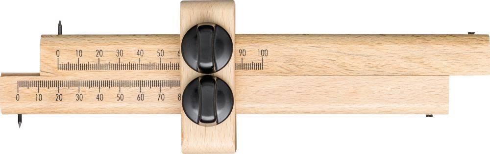 Streichmaß m. zwei Schrauben 170mm FORTIS - Artikel: 4317784768122-0