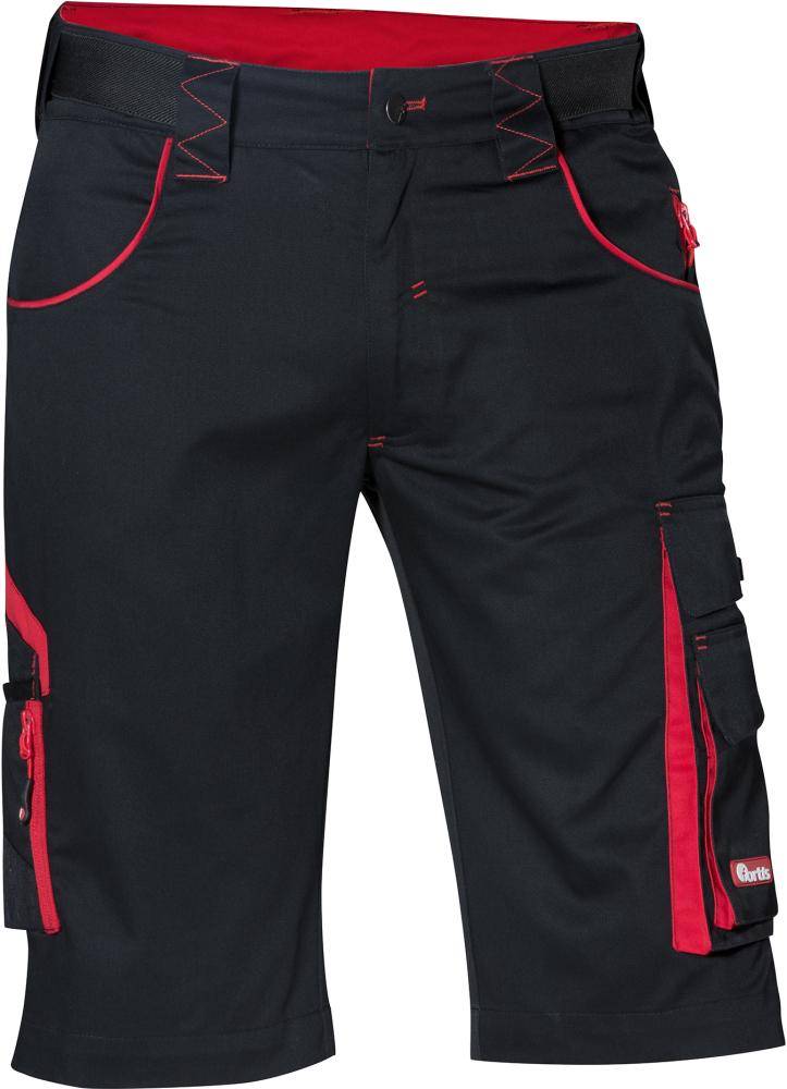 FORTIS Herren Bermuda 24,schwarz/rot Gr.60 - Artikel: 4317784746403-0
