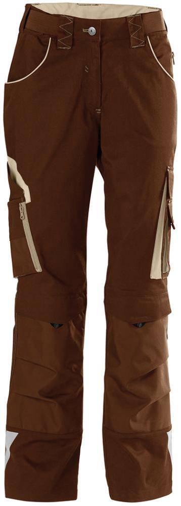 FORTIS Damen Bundhose 24,braun/beige,Gr.36 - Artikel: 4317784764032-0