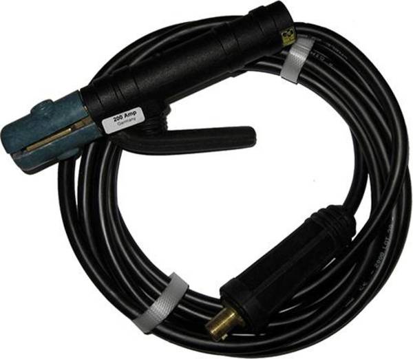 Schweißkabel-Set mit E-Halter 5 m 200 A (10-25 qmm) Gummi - Artikel: 4053569731911