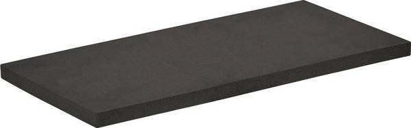Ersatzbelag Zellgummi 140x280x10mm schw. Kronen - Artikel: 4004199341421