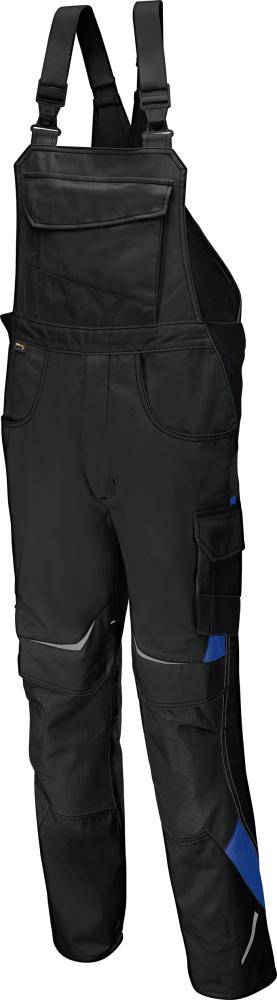 Latzhose PULSSCHLAG Gr. 110, schw./kbl.blau - Artikel: 4053813029559-0