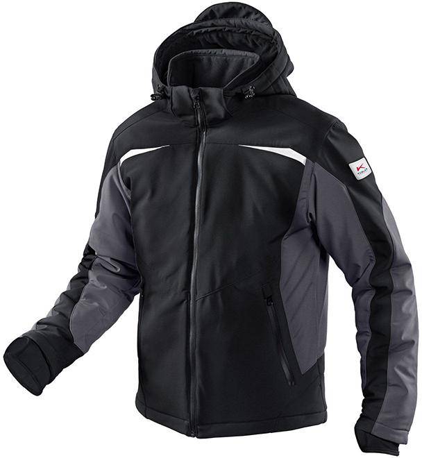 Winterjacke, Softshell, Gr. 2XL, schw./anthr. - Artikel: 4053813035598