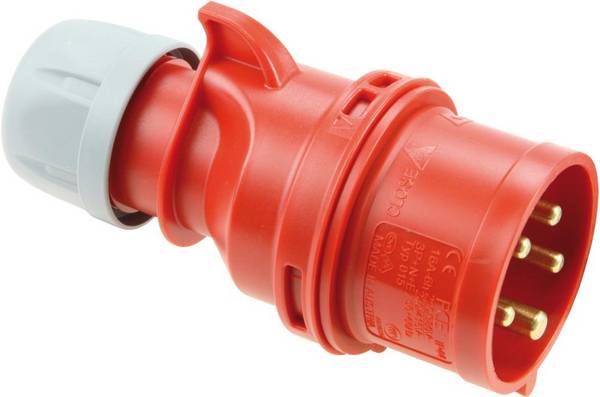 CEE-Stecker SHARK 16A, 5-polig, IP44 - Artikel: 9003399100833