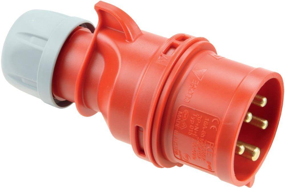 CEE-Stecker 16A IP44 5-polig 6 h 400 V - Artikel: 4053569765565
