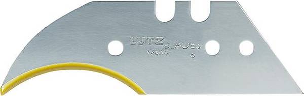 Sichelmesserklinge TiN 58,9x18,7x0,65mm Pack a 10 Stück LUTZ BLADES - Artikel: 4030884806388