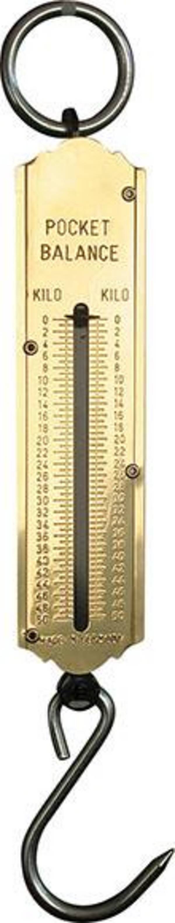 Taschenfederwaage 50kg Kilo/Kilo - Artikel: 4030884805169