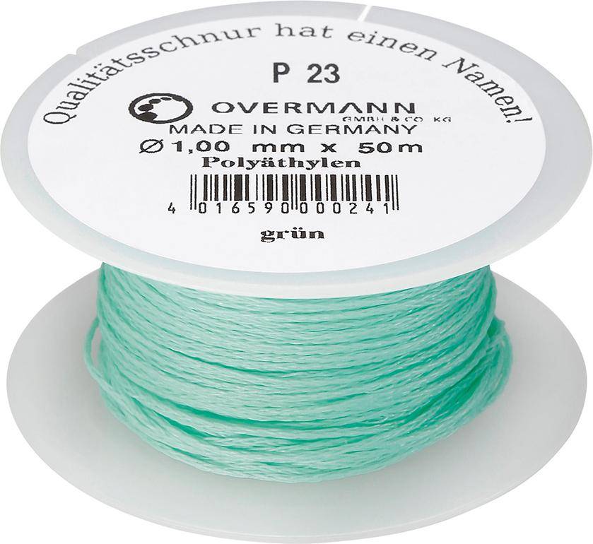Maurerschnur PE 1,0mm 50m grün Overmann - Artikel: 4016590000241-0
