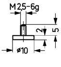 Messeinsatz Stahl Typ 11/35,0mm KÄFER - Artikel: 4031452621297-0
