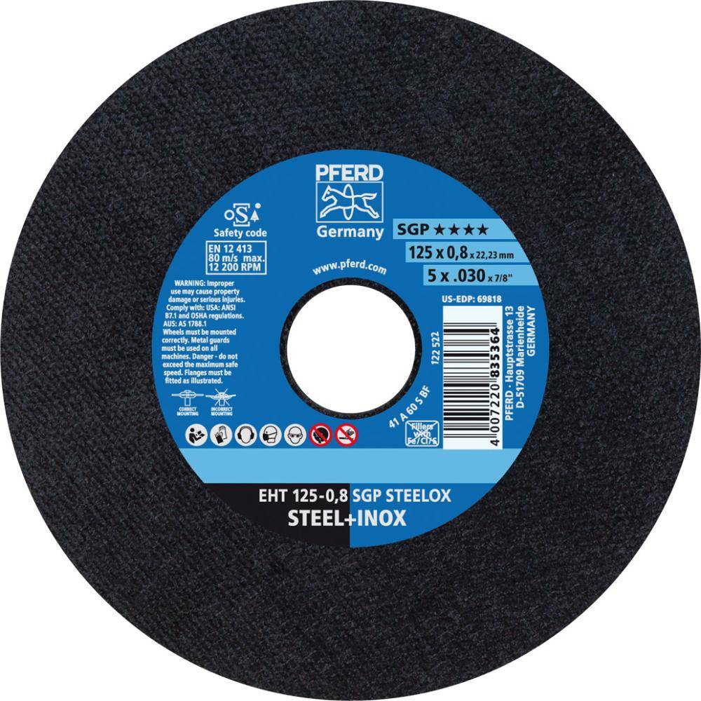 Trennscheibe X-Slim A60SSGP-INOX 125x0,8mm PFERD - Artikel: 4007220835364-0