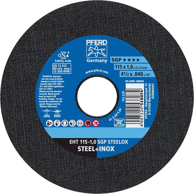 Trennscheibe X-Slim A60SSGP-INOX 125x0,8mm PFERD - Artikel: 4007220835364-2