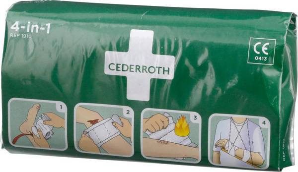 Cederroth 4-in-1 blutstopper | Packung (1 Stück)