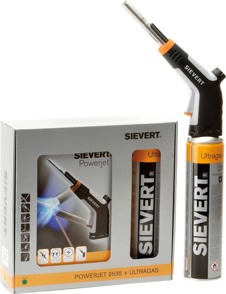 Power Jet 2535 Set mit Ultragas 2205 Sievert - Artikel: 7314522535128-0