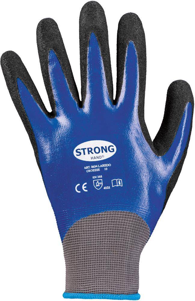 Strickhandschuh Laredo, Nitril, Gr.10 - Artikel: 4025888247480-0
