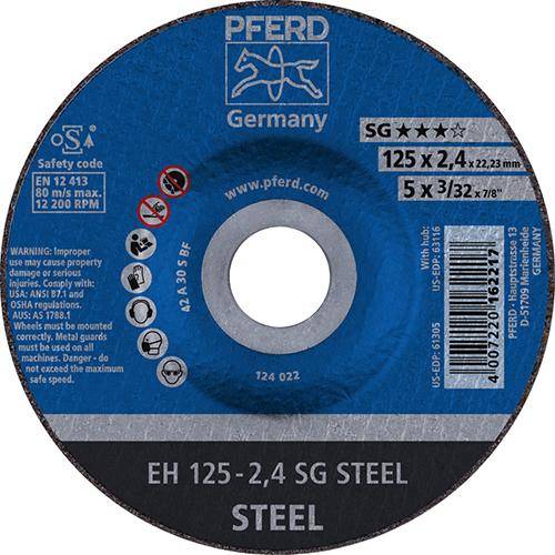 Trennscheibe gekröpft A30SSG 125x2,4mm PFERD - Artikel: 4007220162217