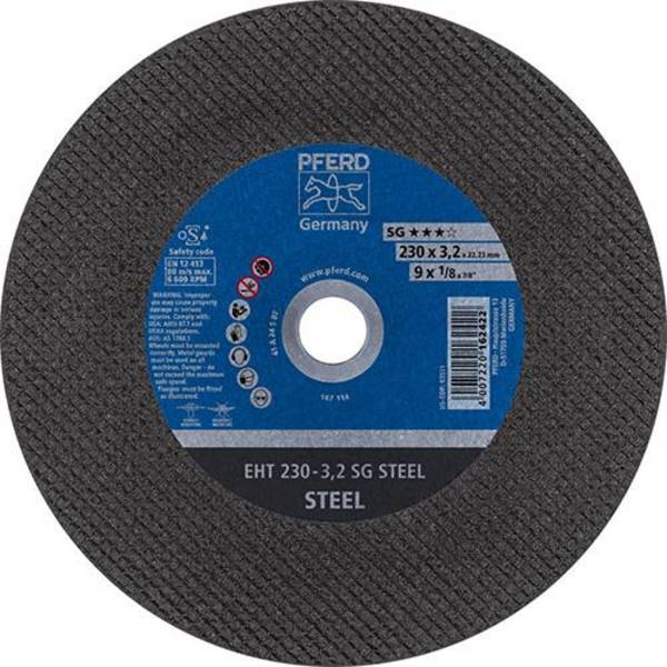 Trennscheibe gerade A24SSG 230x3,2mm PFERD - Artikel: 4007220162422