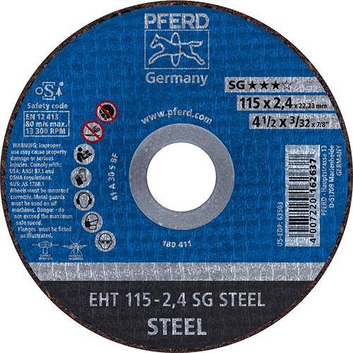 Trennscheibe gerade A30SSG 115x2,4mm PFERD - Artikel: 4007220162637