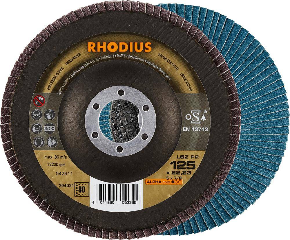 Lamellenschleifsch.LSZ F2125mm K 40 Rhodius - Artikel: 4011890052372