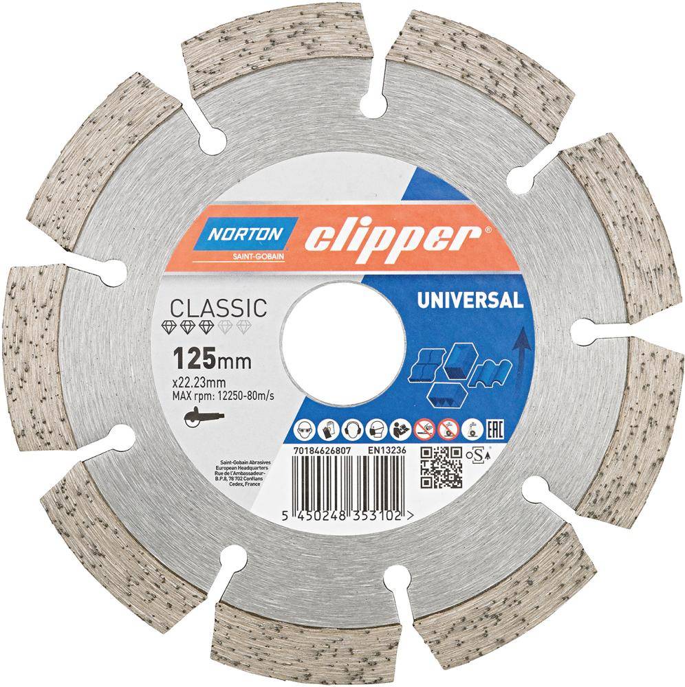 Clipper Diamant-Trenn CLAUni 18100 125x22,23 mm - Artikel: 5450248353102