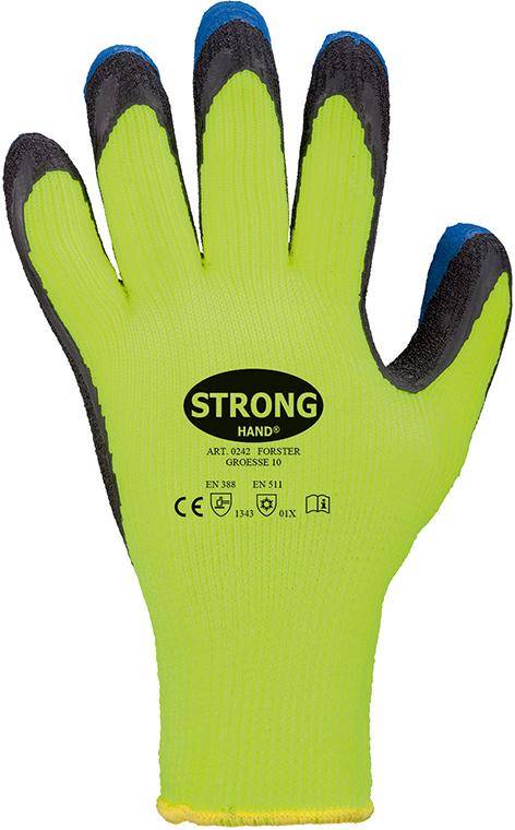 Winterstrickhandschuh Forster, Latex, Gr. 10 - Artikel: 4025888248036-0