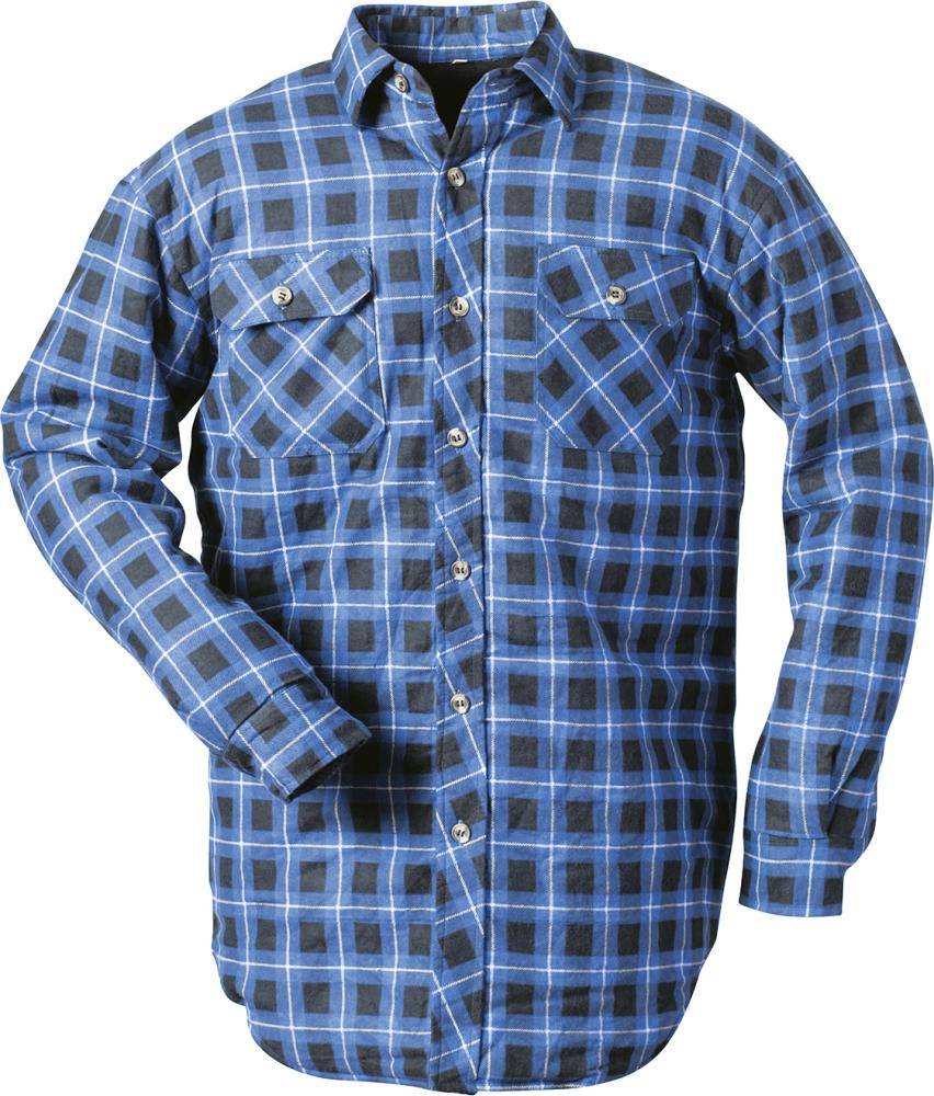 Thermohemd, gef.,Gr. 2XL,blau-kariert-0