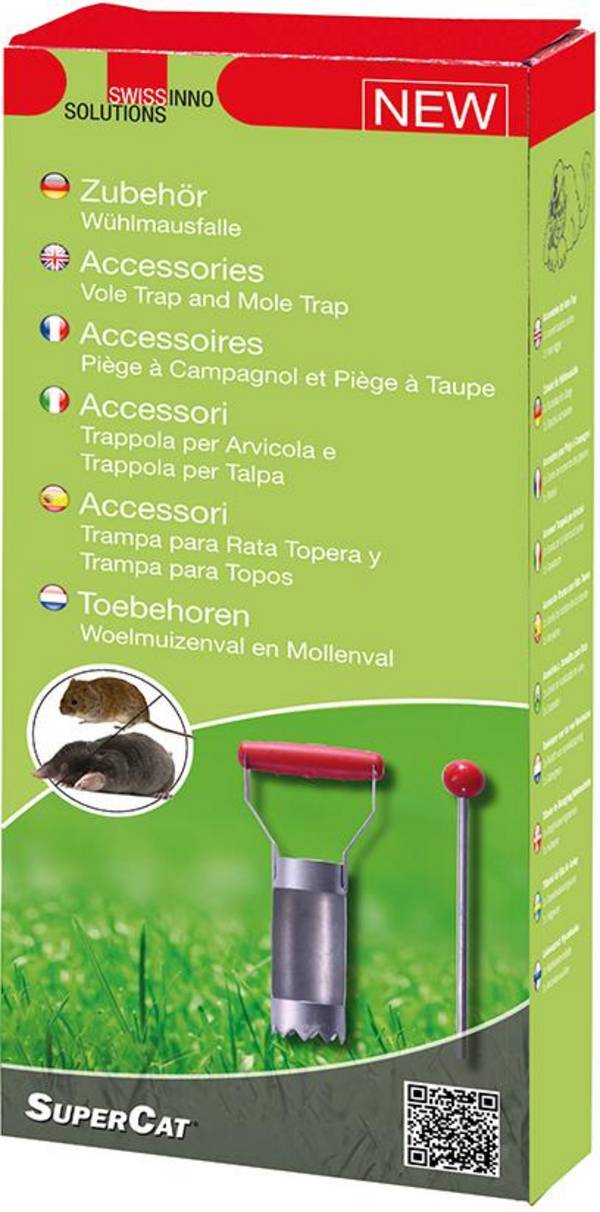 Zubehörset Wühlmausfalle SuperCat Swissinno Solution - Artikel: 7640104975809