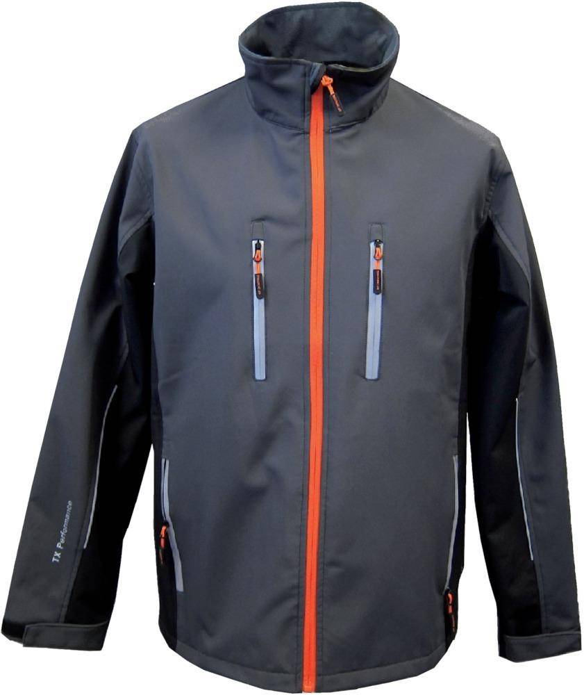 Softshelljacke 61270, dunkelgrau/schwarz,Gr.S - Artikel: 4055316185381-0