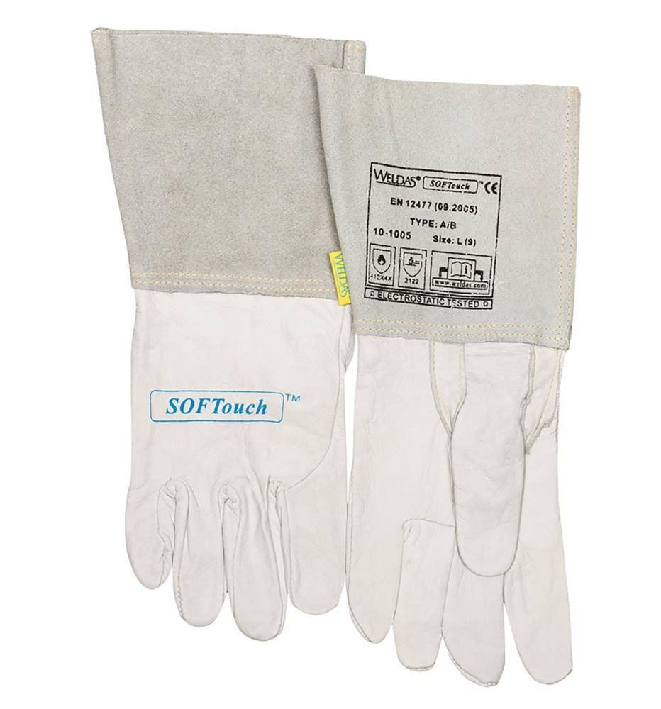 WIG-Schweißerhandschuh Nr. 10-1005, Gr. XL Kalbsleder (1 Paar) Weldas - Artikel: 8718564520088-0