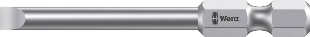Bit zähhart 1/4" DIN 3126 E6,3 Schlitz 4x0,8x50mm Wera - Artikel: 4013288011541-0