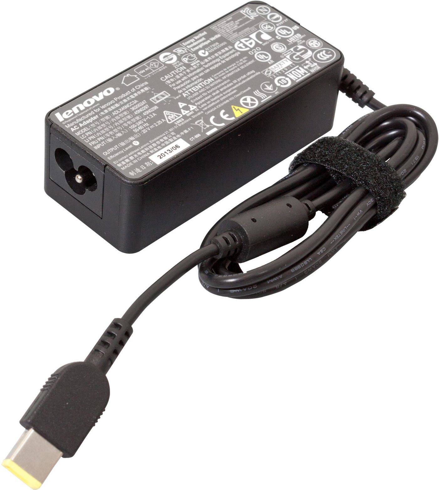 Lenovo AC-Adapter 45W 3pin 45N0294, Notebook, Indoor, 100-240 V, 50/60 Hz, 45 W, AC-to-DC-0