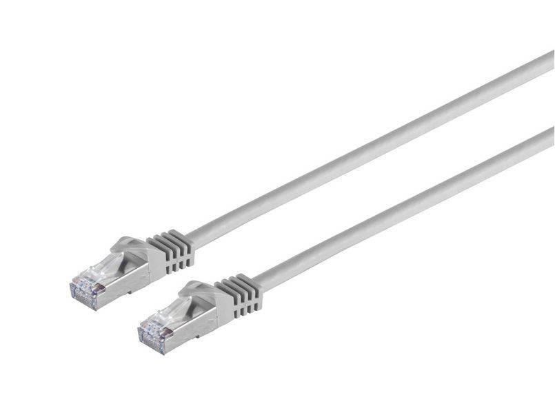 MicroConnect RJ45 patch cord S/FTP (PiMF), w. CAT 7 raw cable 1.5m Grey 4x2xAWG 26, CU-0