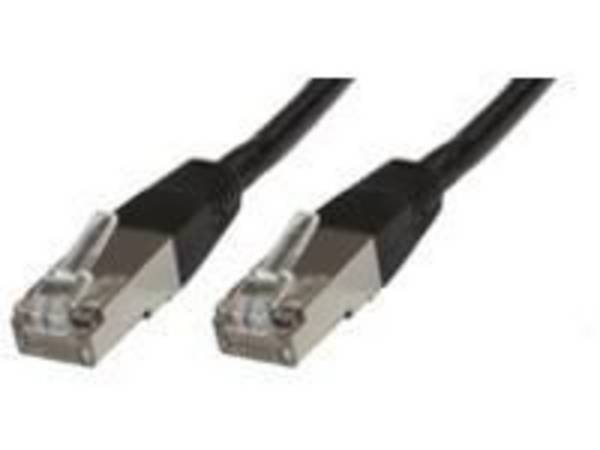 MicroConnect F/UTP CAT5e 5m Black PVC Outer Shield : Foil screening 4x2xAWG 26 CCA